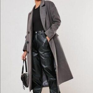 New Missguided Maxi dress coat sz 10